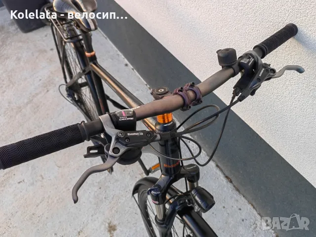 28" Riverside, Deore XT, L размер, алуминиев трекинг велосипед, снимка 5 - Велосипеди - 50040479