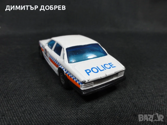 СТАРА РЕТРО МЕТАЛНА КОЛИЧКА MATCHBOX THAILAND JAGUAR XJ6 POLICE, снимка 3 - Колекции - 52021348