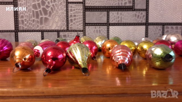 Малки стъклени новогодишни играчки 60лв за всички , снимка 18 - Колекции - 40700254