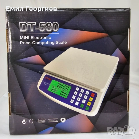 Мини електрическа везна 30 кг DT-580, снимка 7 - Други стоки за дома - 53165566