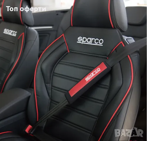 Протектор за колан Sparco сив или червен SPC1202 2бр./к-т, снимка 3 - Аксесоари и консумативи - 48674407