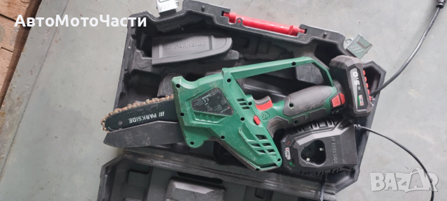 Продавам акумулаторен верижен трион Парксайд