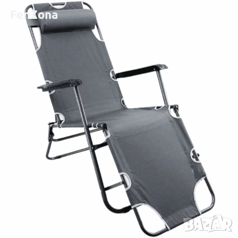 Голям Многофункционален сгъваем шезлонг-стол с възглавничка NS6012, снимка 10 - Градински мебели, декорация  - 54096518