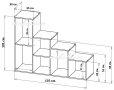 Стълбовидна етажерка 6 разделения(код-0649), снимка 5