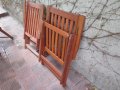 Скандинавски стол, тиково дърво, мacив ,4бр.,столове, снимка 9