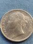 Сребърна монета 1 рупия 1840г. Индия - Британска кралица Виктория 40387, снимка 7