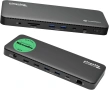 Plugable Thunderbolt 4 докинг станция 13-в-1 – 8K / 2x4K HDMI, 100W зареждане, снимка 1