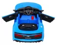 Audi R8 LIFT 12V – Детска акумулаторна кола, Синя, EVA гуми, снимка 11