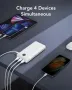 Външна батерия VEGER Power Bank 30000mAh, 20W, PD 18W QC 3.0 USB C с 4 изхода и 2 входа, снимка 4