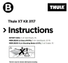 багажник напречни греди THULE за INFINITI Q30 и MERCEDES A-Class (W176), снимка 2
