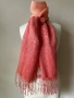 Шал в цвят кайсия от 100 % лен Soya concept, снимка 4
