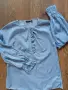 MASSIMO DUTTI  blue striped shirt - дамска риза р-р 38 / М, снимка 3