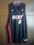 NBA Lebron James Miami Heat Adidas Jersey оригинален потник Леброн Джеймс Адидас Маями Хийт , снимка 1 - Спортни дрехи, екипи - 37288375