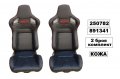 Спортни седалки Sparko - Кожа XH-1041PU -2бр к-т - 891341/250782, снимка 2