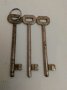 3 бр.Стари голями железни ключове за брави-11 см-, снимка 4