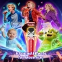 Нова играчка Детско караоке с 2 микрофона LED светлини Bluetooth идеален подарък дете, снимка 3