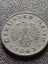 Две монети 1 райхспфенинг 1943г. / 10 райхспфенинг 1944г. Трети райх с СХВАСТИКА редки 37759, снимка 5
