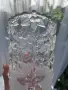 Ваза от Walther Glas от серията Carmen Satin с красив релефен  дизайн от матово и прозрачно стъкло, снимка 11