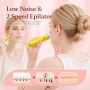 Нов Дамски епилатор за лице и тяло USB тример с LED светлина косми обезкосмяване жени, снимка 2