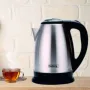 Електрическа кана, 1800W, 1.8л., Корпус  неръжд. стомана, S/S, Инокс/Черен, Червен металик, снимка 3