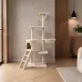 Многоетажна котешка драскалка с къщичка и легло, снимка 14