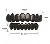 Hip Hop Grillz 8 set / Хип хоп грилз 8 комплект - Black, снимка 3