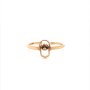 Златен дамски пръстен 1,38гр. размер:56 14кр. проба:585 модел:20030-2, снимка 1