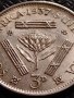 СРЕБЪРНА МОНЕТА 3 пенса 1937г. Южна Африка крал Джордж шести УНИКАТ 26814, снимка 5