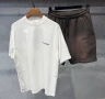 Balenciaga Мъжки Летен Екип Тениска И Къси Панталонки👕🩳Мъжки Къс Комплект Код Mens P.252, снимка 2