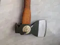 Стара военна Немска брадва Ocksenkopf , снимка 6