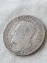 Българска сребърна монета 1 лев 1891 година Фердинанд първи 12497, снимка 4