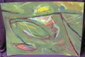 Стара Картина Беширов акрилни бои, подписана, снимка 10