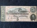  5 Долара 1864 Конфедеративни Щати Америка Сащ Ричмънд