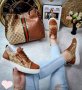 Дамски комплект обувки и чанта Gucci 
