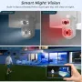 А8Q - 6 Mpx WiFi въртяща камера с два обектива, проследяване на движение ICSee, XMeye app, снимка 7