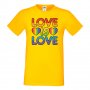 Мъжка тениска Love Is Love 2 multicolor Прайд,Празник.Повод,Изненада, снимка 13