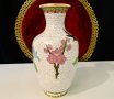 Китайска медна ваза Клоазоне,Cloisonne,маркирана. , снимка 4