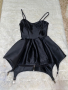 Черна мини рокля Replica-Moda XS, снимка 3