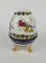 Порцеланова бижутерка с формата на яйце, снимка 1