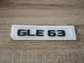 черен надпис Mercedes Benz GLE 63, снимка 1