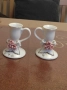Комплект от 2 порцеланови свещника* , снимка 3