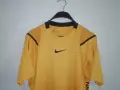 Nike Pro AeroAdapt нова оригинална жълта мъжка тренировъчна тениска фланелка размер М , снимка 4