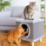 Катерушка за котки 3 в 1 - меко легло, играчка и драскалка, снимка 1