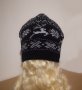 Нова спортна шапка с еленчета черна дамска, снимка 1