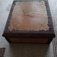 Дървена кутия за цигари , снимка 10 - Антикварни и старинни предмети - 40332657