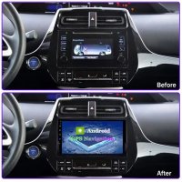 Мултимедия, за Toyota PRIUS, Двоен дин, Навигация, дисплей 2 Дин, плеър, 9“ екран, Android, Андроид, снимка 2 - Аксесоари и консумативи - 42866141