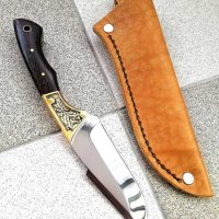 Ръчно изработен ловен нож от марка KD handmade knives ловни ножове, снимка 12 - Сафари почивки - 30284361