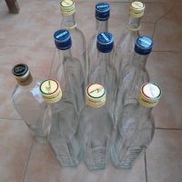 10 бутилки от 1 литър  шишета, снимка 1 - Буркани, бутилки и капачки - 42225102