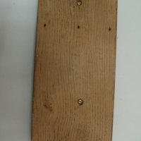 № 5081 старо пано - бронзова фигура на дървена основа   - размери - 32,5 / 16 см , фигура 29 / 16 см, снимка 4 - Други ценни предмети - 31869979