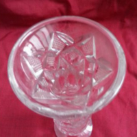 кристална ваза, снимка 3 - Антикварни и старинни предмети - 17710279